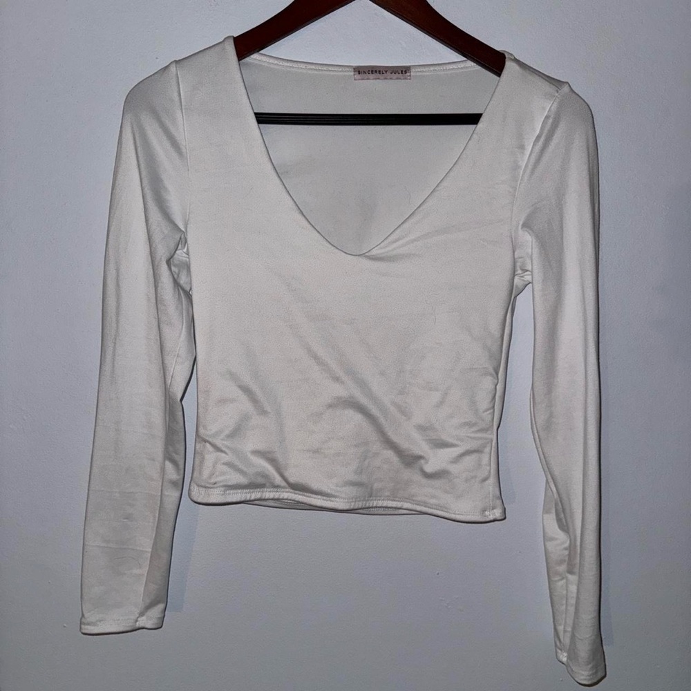 sincerely jules crop top small